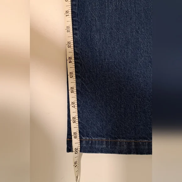 Madewell Perfect Vintage Wide-Leg Jeans Women’s Size 29 Dark Wash - Picture 6 of 6